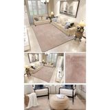 Rachel Carpet Vizon Lüks Raschel Kaymaz Taban Peluş Halı Yolluk, 80 x 610