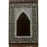 Rachel Carpet Yumuşacık Kaliteli Hafif Katlanabilir Kadife Seccade 65 x 100, Kahverengi