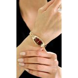 Rachel Silver Gold Renk Çelik Bordo Kadran Vintage Kadın Saat