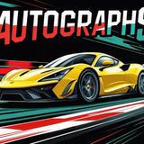 Racing Autograph Book: Collect Signatures and Photos of Race Car Drivers, Friends at School, etc. 102 Pages. Gift for Auto Racing Fans.