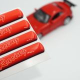 Racing Logo Damla Silikon Ayna Torpido Çamurluk Yanı Sticker