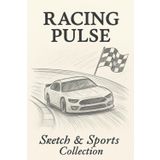 Racing Pulse: A Racing-Inspired Sketch Notebook for Motorsports Fans & Drivers – 6x9" Grid Journal with 60 Pages