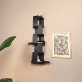 Rack And Cork Metal Şarap Rafı | 6'lı Şarap Rafı | Modern Şarap Saklama Ünitesi - Siyah