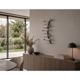 Rack And Cork - Modern Minimalist Metal Şişe Rafı, Kavisli Şarap Rafı Duvar Dekoru, Şişe Saklama ve Sergileme, 8 Şişe Kapasiteli