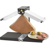 Raclette Izgara 1-6 Kişilik – Louis Tellier Brézière® Signature Basalte Black – Dayanıklı ve Temizlemesi Kolay – Geleneksel Raclette Deneyimi Için Yüksekliği Ayarlanabilir Isıtma Rayları - Siyah