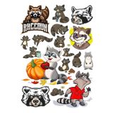 Racun Sticker Set-1 15 Parça Telefon, Tablet, Defter, Laptop Sticker