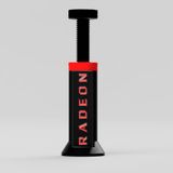 Radeon Logolu Ayarlanabilir Ekran Kartı Tutucu - GPU Sarkma Önleyici Yükseklik Ayarlı Destek Aparatı (70mm - 125mm)