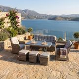 Radiance 3 Puflu Rattan Oturma Grubu | Rehome