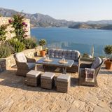 Radiance 3 Puflu Rattan Oturma Grubu | Rehome