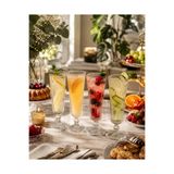 RADIANCE Kristal Çizgili Kahve Sunum Bardağı Seti-6 adet Kahveyanı-Meşrubat-Su-Sunum Bardağı*130 ml