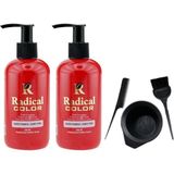 Radical Color 2 Adet 250 ml Şeker Pembesi Su Bazlı Saç Boyası