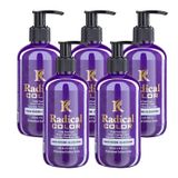 Radical Color New 25/Blueberry Amonyaksız Su Bazlı Saç Boyası 250 Ml 5 Adet Yaban Mersini