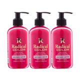 Radical Color New 25/Candypink Amonyaksız Su Bazlı Saç Boyası 250 Ml 3 Adet Şeker Pembesi