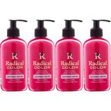 Radical Color New 25/candypink Amonyaksız Su Bazlı Saç Boyası 250 ml 4 Adet Şeker Pembesi - Renk Kodu