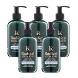 Radical Color New 25/Emerald Amonyaksız Su Bazlı Saç Boyası 250 Ml 5 Adet Zümrüt Yeşili