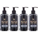 Radical Color New 25/green Amonyaksız Su Bazlı Saç Boyası 250 ml 4 Adet Yeşil - Renk Kodu