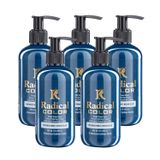 Radical Color New 25/Oceanblue Amonyaksız Su Bazlı Saç Boyası 250 Ml 5 Adet Okyanus Mavi