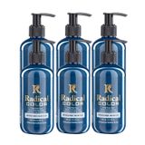 Radical Color New 25/Oceanblue Amonyaksız Su Bazlı Saç Boyası 250 Ml 6 Adet Okyanus Mavi