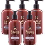 Radical Color New 25/pumpkin Amonyaksız Su Bazlı Saç Boyası 250 ml 5 Adet Bal Kabağı - Renk Kodu