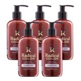 Radical Color New 25/Pumpkin Amonyaksız Su Bazlı Saç Boyası 250 Ml 5 Adet Bal Kabağı