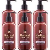 Radical Color New 25/pumpkin Amonyaksız Su Bazlı Saç Boyası 250 ml 6 Adet Bal Kabağı - Renk Kodu