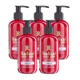 Radical Color New 25/Red Amonyaksız Su Bazlı Saç Boyası 250 Ml 5 Adet Kırmızı
