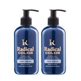 Radical Color New 25/Turquoise Amonyaksız Su Bazlı Saç Boyası 250 Ml 2 Adet Turkuaz
