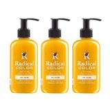 Radical Color New 25/Yellow Amonyaksız Su Bazlı Saç Boyası 250 Ml 3 Adet Sarı
