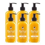 Radical Color New 25/Yellow Amonyaksız Su Bazlı Saç Boyası 250 Ml 6 Adet Sarı