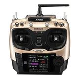 Radiolink At9S Pro 2.4 Ghz 10/12 Kanal Dsss/Fhss Radio Kontrol Uzaktan Kumanda +R9Ds Alıcı w/TBS Crossfire Altın