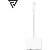 Radion CA-4594 iPhone Için 3.5mm Kulaklık ve Şarj Dönüştürücü