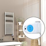 Radiva Barbados Elektrikli Havlupan 500x1200 Beyaz Parlak (musa Termostat) 600w