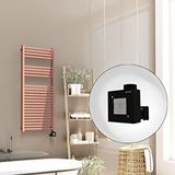 Radiva Barbados Elektrikli Havlupan 500x1200 Rose Gold Parlak (ktx1 Termostat) 600w Altın