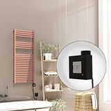 Radiva Barbados Elektrikli Havlupan 500x1200 Rose Gold Parlak (ktx1 Termostat) 600w Spiral Kablolu Altın