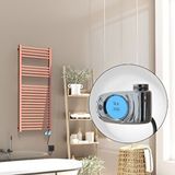 Radiva Barbados Elektrikli Havlupan 500x1200 Rose Gold Parlak (musa Termostat) 600w Altın