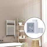 Radiva Barbados Elektrikli Havlupan 500x800 Beyaz Parlak (ktx3 Termostat) 600w