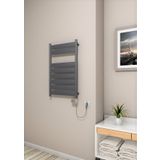 Radiva Bora Bora 300 W 500x800 Antrasit Thesis Termostatlı Elektrikli Havlupan