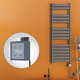 Radiva Bora Bora Elektrikli Havlupan 500x1600 Antrasit Ktx3 1000 Watt Spiral Kablolu