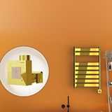 Radiva Bora Bora Elektrikli Havlupan 500x800 Altın Ktx1 300 Watt