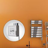 Radiva Bora Bora Elektrikli Havlupan 500x800 Krom Ktx3 300 Watt Spiral Kablolu Renksiz