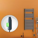 Radiva Bora Bora Elektrikli Havlupan 600 Watt 500x1200 Antrasit (on/off Düğmeli)