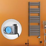 Radiva Bora Bora Elektrikli Havlupan 900 Watt 500x1600 Antrasit (musa Termostat)