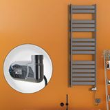 Radiva Bora Bora Elektrikli Havlupan 900 Watt 500x1600 Antrasit (thesis Termostat)