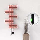 Radiva Fiji Elektrikli Havlupan 650x1250 Rose Gold (on/off Düğmeli) 300w Altın