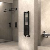 Radiva Haiti 300x1000 mm Düz Mat Siyah Havlupan