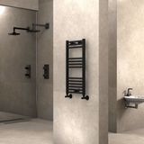 Radiva Haiti 400x800 mm Düz Mat Siyah Havlupan