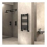 Radiva Haiti 500x800 mm Düz Mat Siyah Havlupan