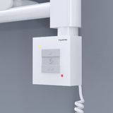 Radiva Haiti 600 W 500x1200 mm Düz Beyaz Oned On Off Termostatlı Sağ Elektrikli Havlupan