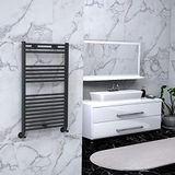 Radiva Haiti 600x1000 mm Düz Antrasit Havlupan