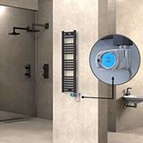 Radiva Haiti Elektrikli Havlupan 300x1100 Düz Antrasit (musa Termostat) 300w